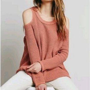 Free People cold shoulder 'Sunrise' sweater Small